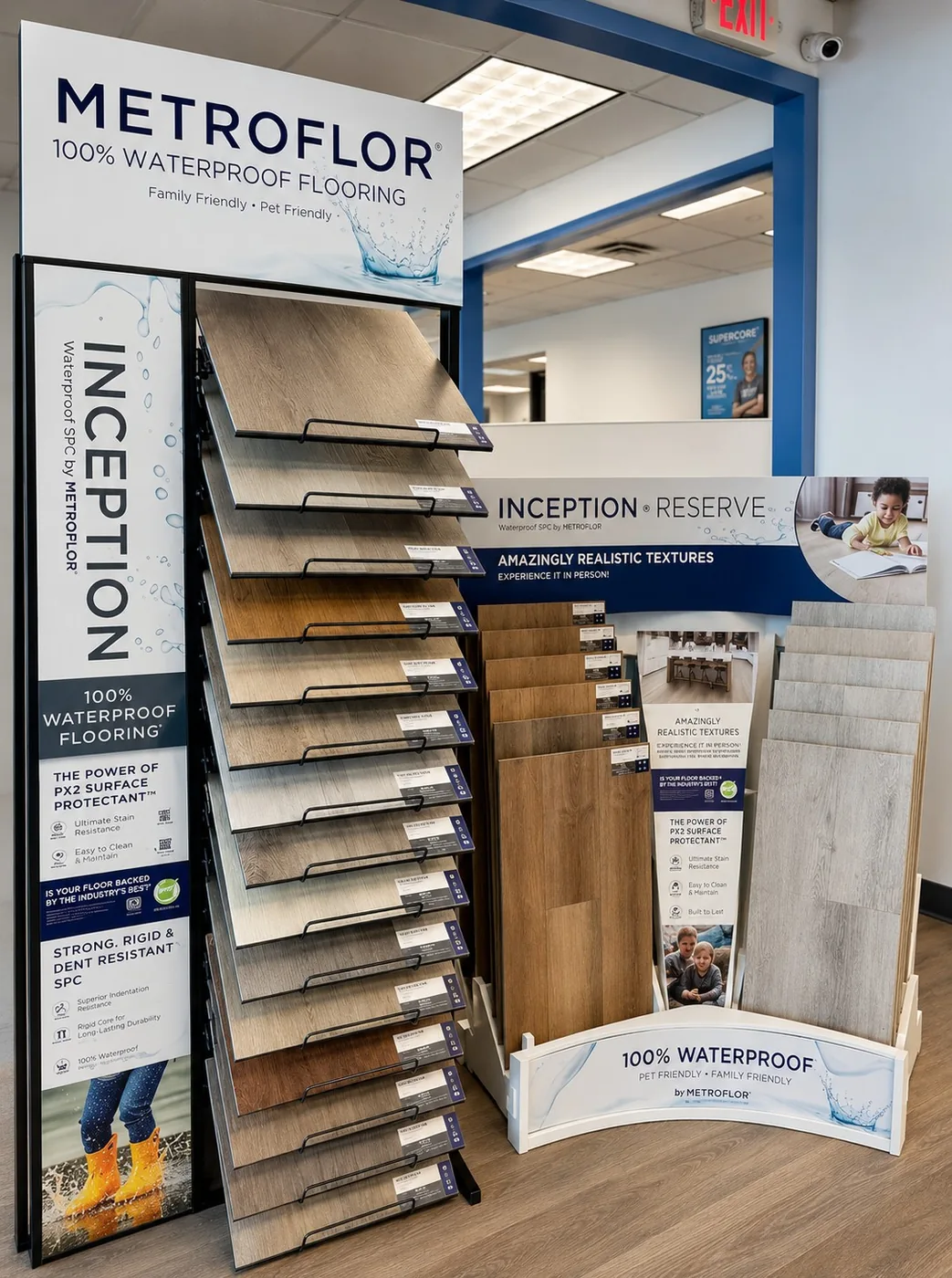 Metroflor Inception waterproof SPC vinyl plank flooring at JR Hardwood Supplies Falmouth MA